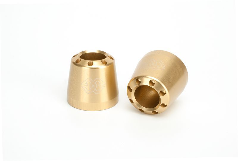 Contrapesos de manillar GILLES TOOLING, cónicos, dorado