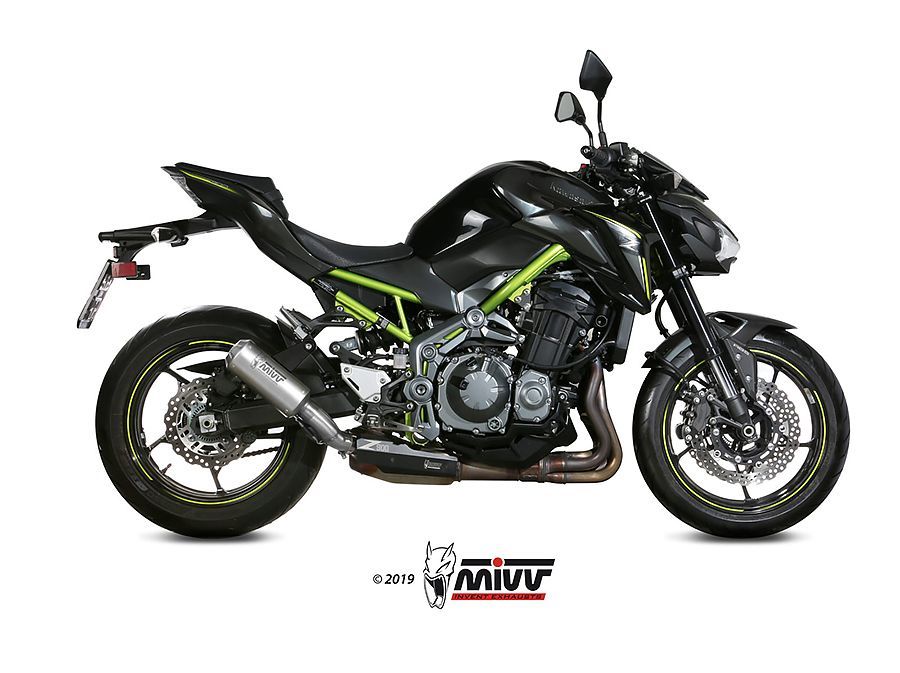 Escape Mivv Mk3 inox Kawasaki Z900 A2 (35 KW / 70 KW) 2017-24