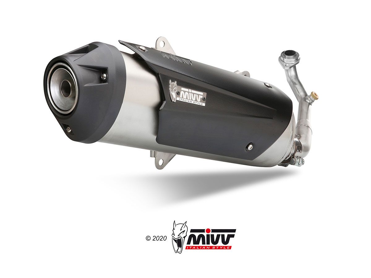 Escape Mivv Full system 1x1 Urban inox Aprilia SR MAX 300 / Gilera Runner 200/250 - Nexus 250/300