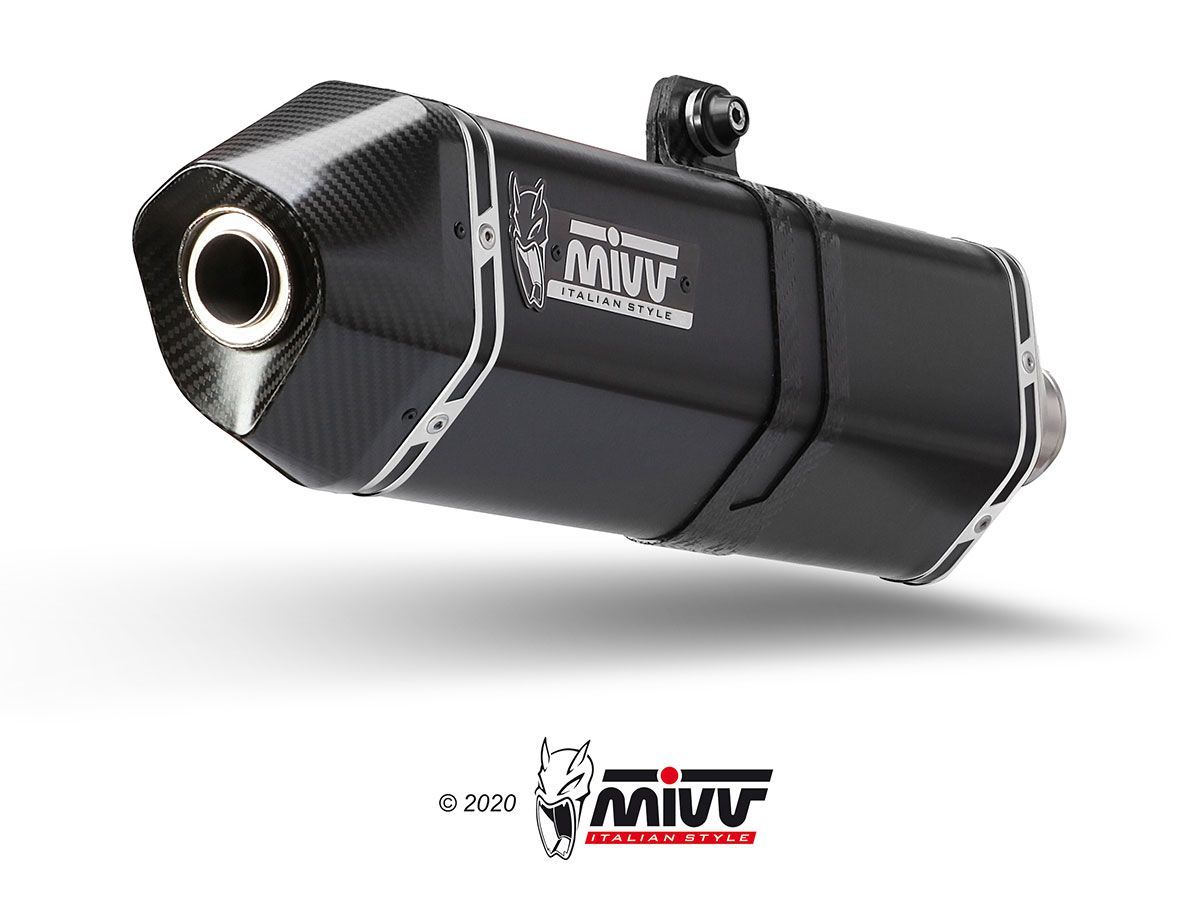 Escape Mivv Speed edge black Triumph Tiger 1050 Sport 2017-20