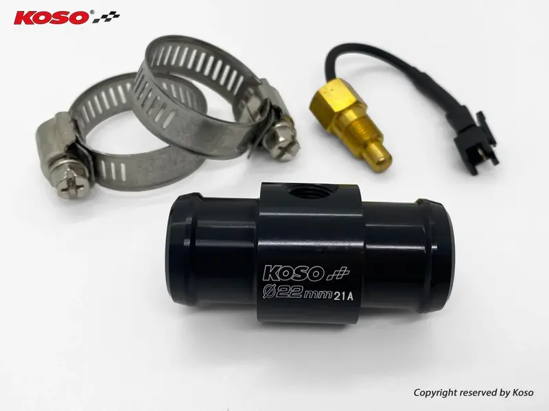 Adaptador para sensor temperatura de agua KOSO Ø22mm BG022B00