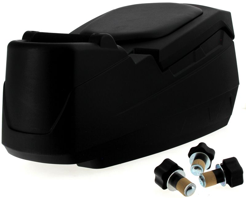 ART Twin Rear Cargo Box Solid Black 2x48L