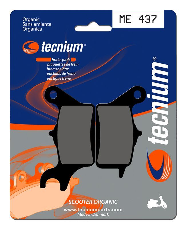 Pastillas de freno Tecnium ME437 Orgánicas