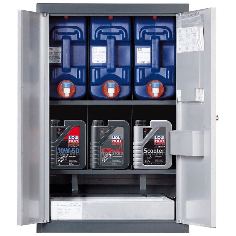 Armario oficial lubricante Liqui Moly Motorbike Oil Cabinet