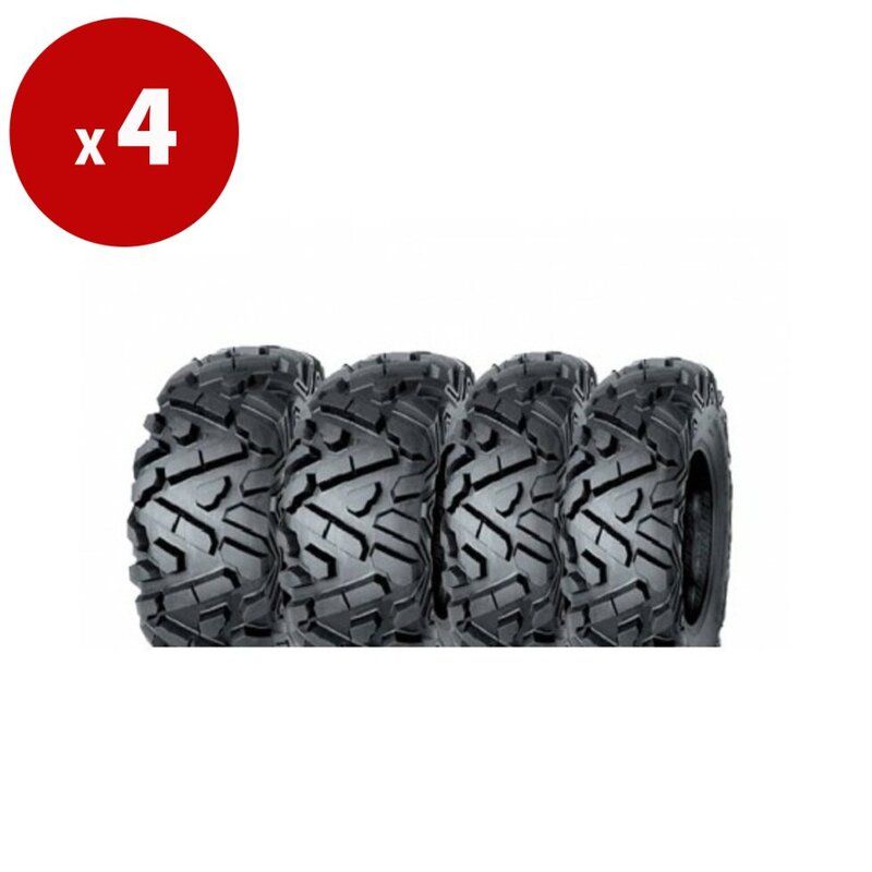 Juego de 16 neumáticos ART TOP DOG (2 x 25x8-12 + 2 x 25x10-12) x4