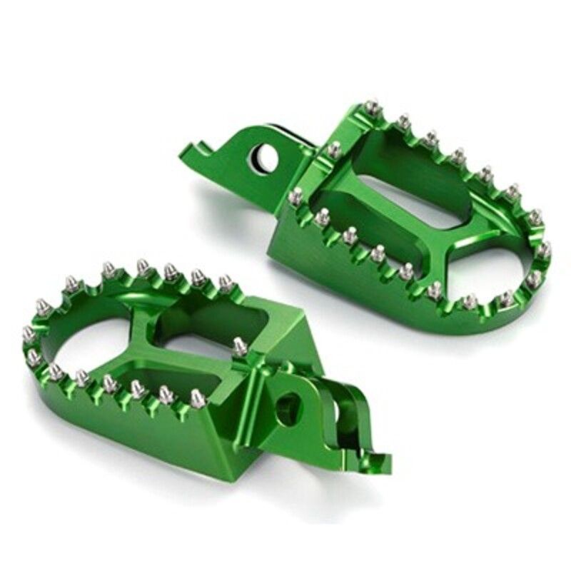 Estriberas Off Road verde Kawasaki