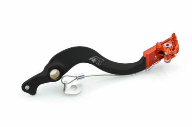Pedal de freno Xtrem ART - negro naranja