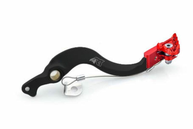 Pedal de freno Xtrem ART - negro rojo