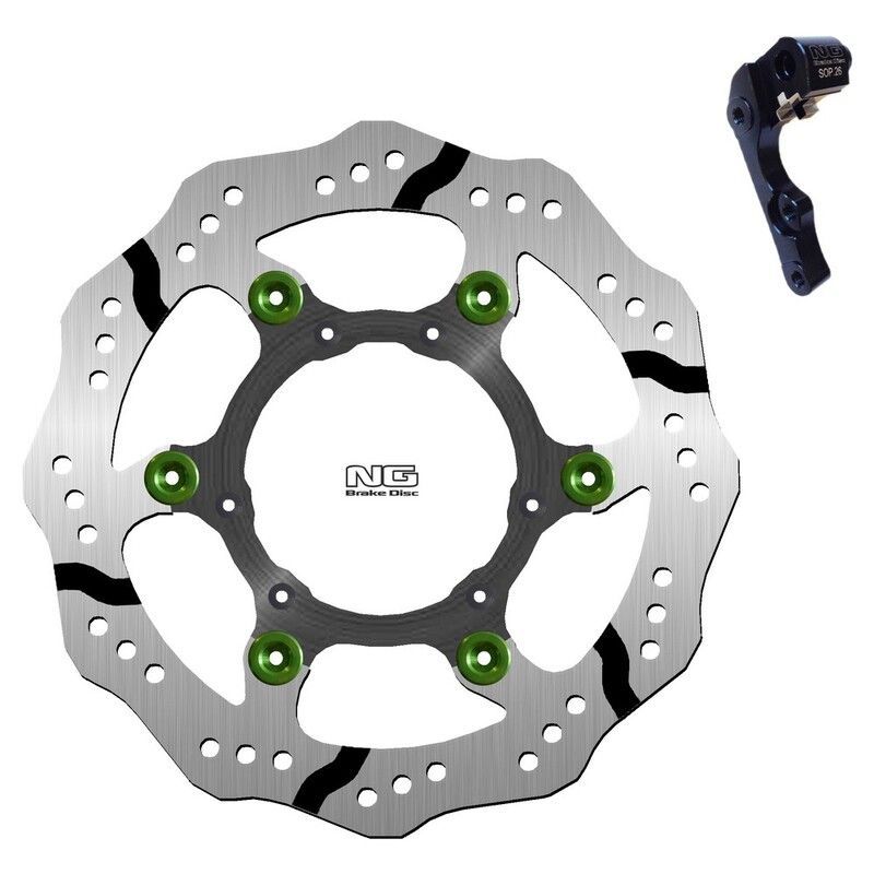 Kit disco de freno sobredimensionado NG BRAKES ondulado flotante