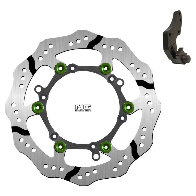 Kit disco de freno sobredimensionado NG BRAKES ondulado flotante
