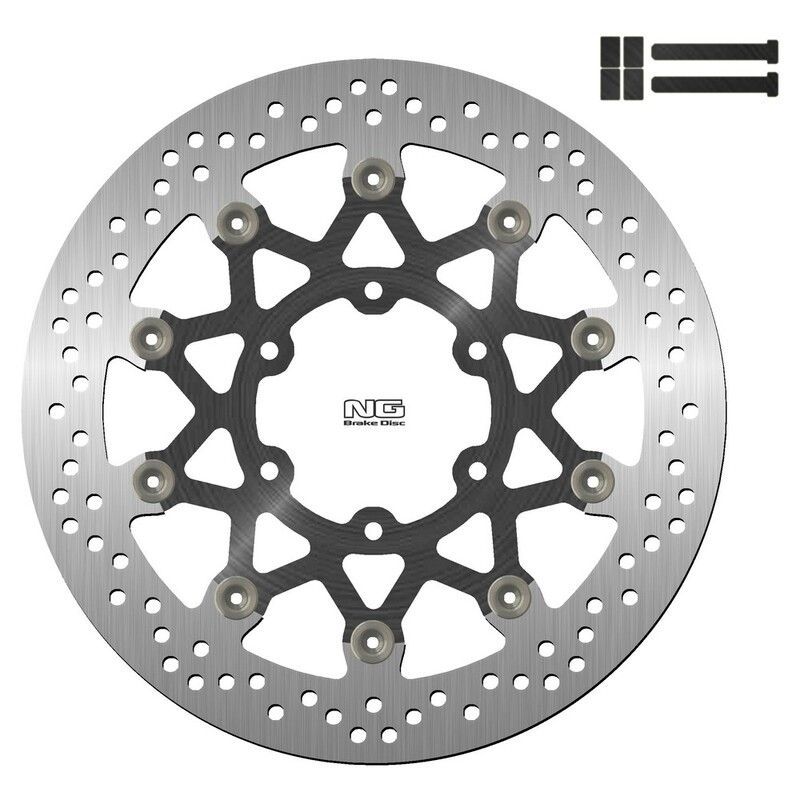 Kit disco de freno sobredimensionado NG BRAKES redondo flotante