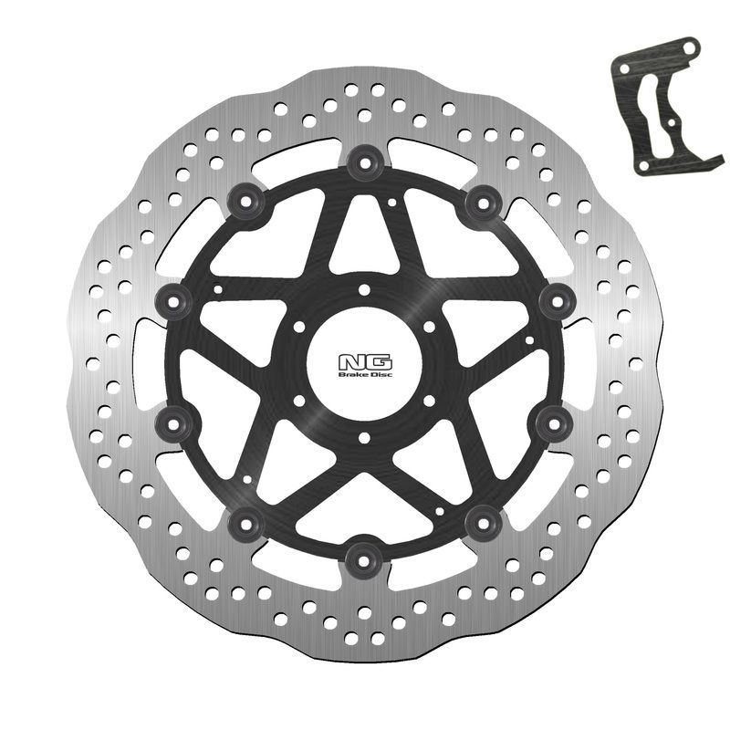 Kit disco de freno sobredimensionado NG BRAKES ondulado flotante