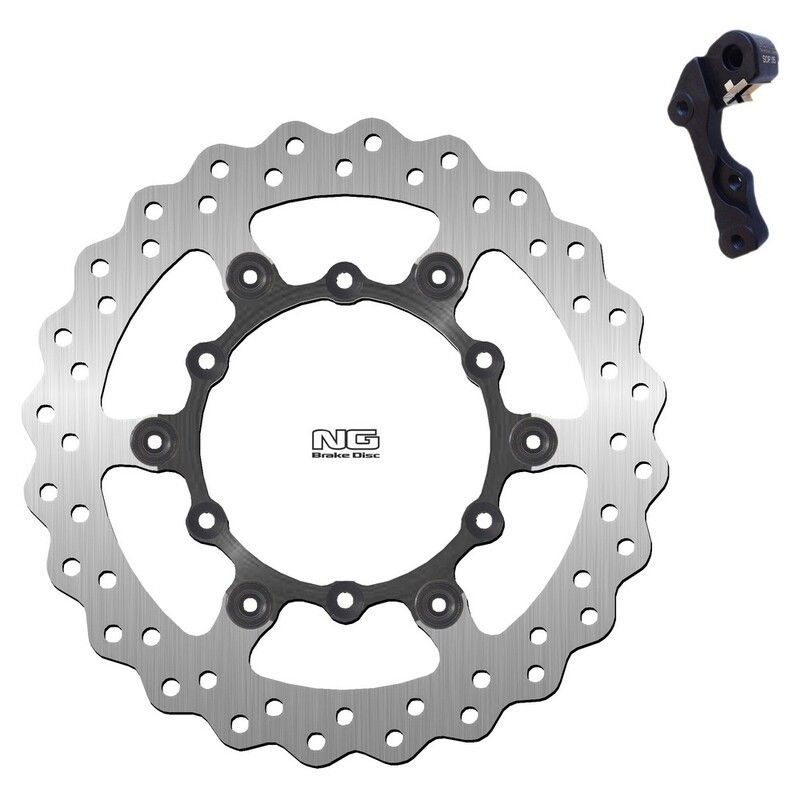 Kit disco de freno sobredimensionado NG BRAKES ondulado flotante