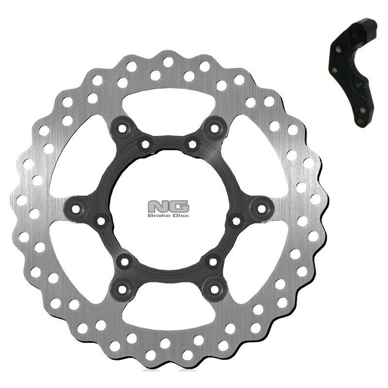 Kit disco de freno sobredimensionado NG BRAKES ondulado flotante