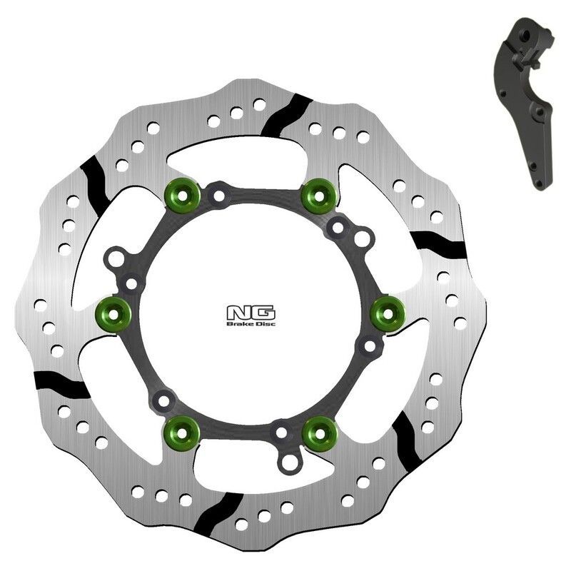 Kit disco de freno sobredimensionado NG BRAKES ondulado flotante