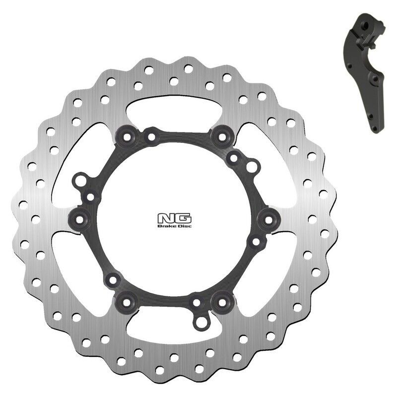 Kit disco de freno sobredimensionado NG BRAKES ondulado flotante