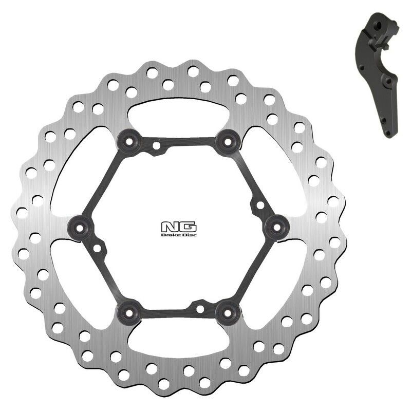 Kit disco de freno sobredimensionado NG BRAKES ondulado flotante