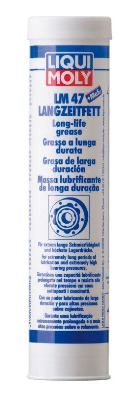 Cartucho 400g de grasa de larga duración Liqui Moly LM 47 +MOS2