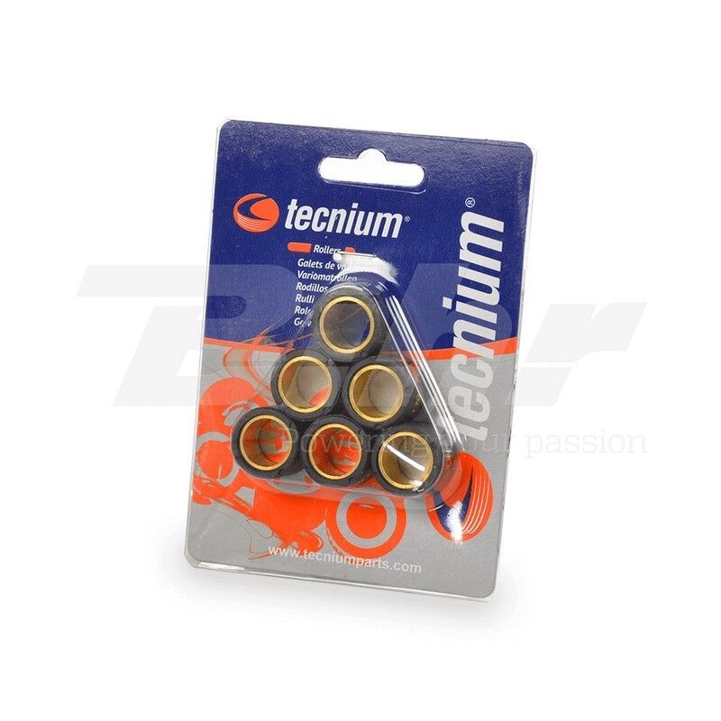 Rodillos de variador TECNIUM 20x17mm 14gr - 6 piezas