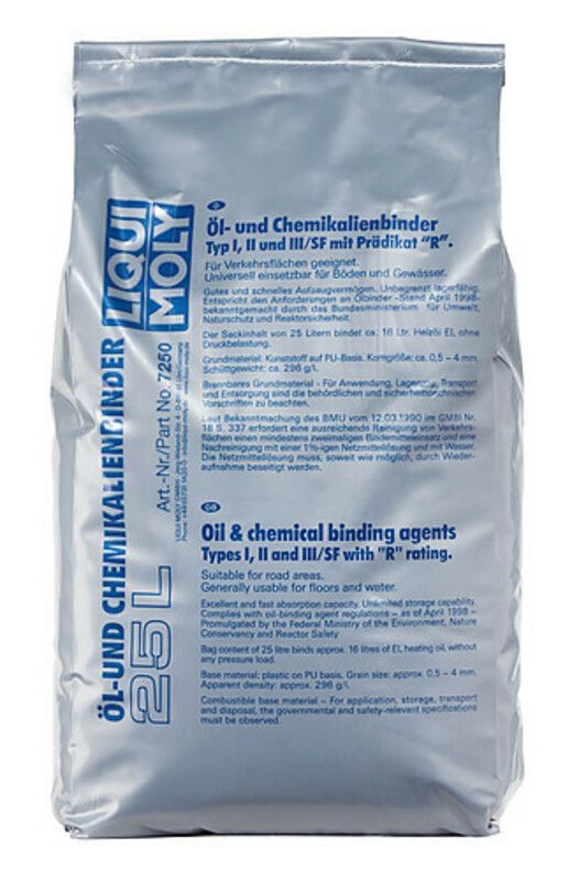 Absorbente de aceite & sustancias químicas Liqui Moly 25L