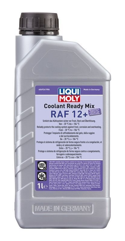 Botella de 1L líquido refrigerante anticongelante Liqui Moly Coolant Ready Mix RAF 12+