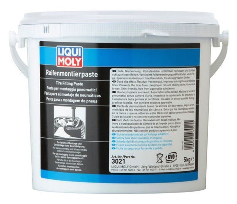Pasta para montaje de neumáticos LIQUI MOLY blanca 5kg