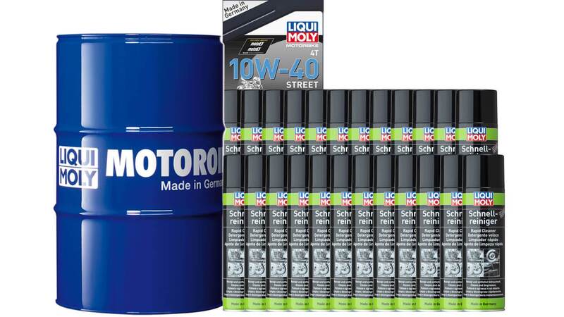 Pack bidón de aceite 205L LIQUI MOLY - 10W40 HC sintético + 24 Limpia frenos 500ml