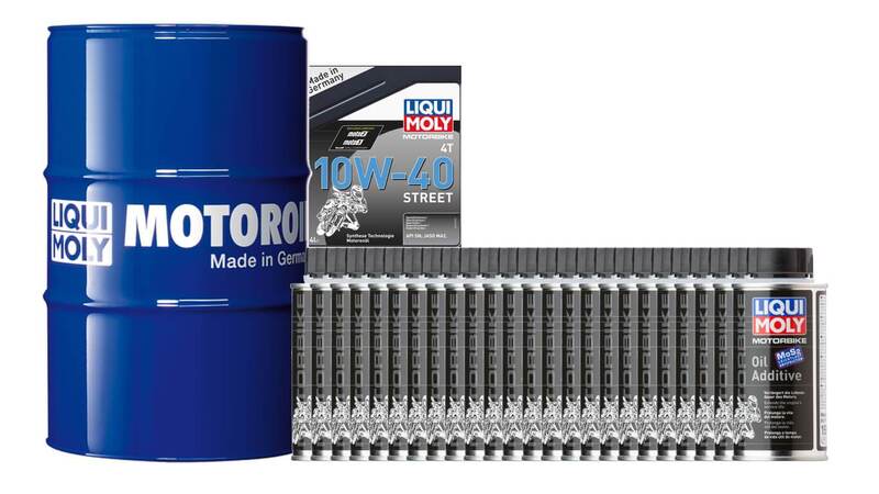 Pack bidón de aceite 205L LIQUI MOLY - 10W40 HC sintético + 24 antifricciones MoS2 125ml