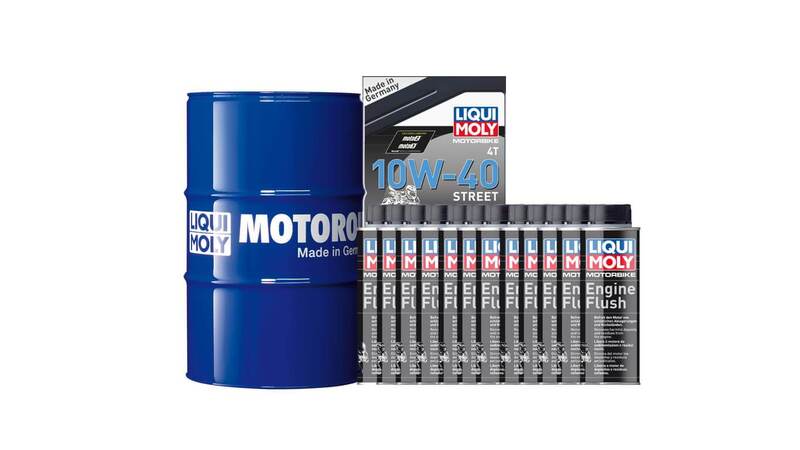 Pack bidón de aceite 60L LIQUI MOLY - 10W40 HC sintético + 12 limpia motores 250ml
