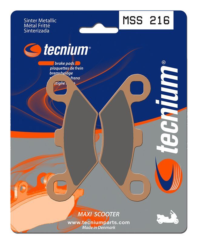 Pastillas de freno Tecnium MSS216 Sinterizadas
