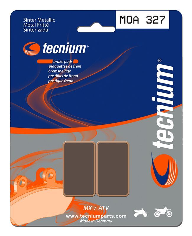 Pastillas de freno Tecnium MOA327 Sinterizadas