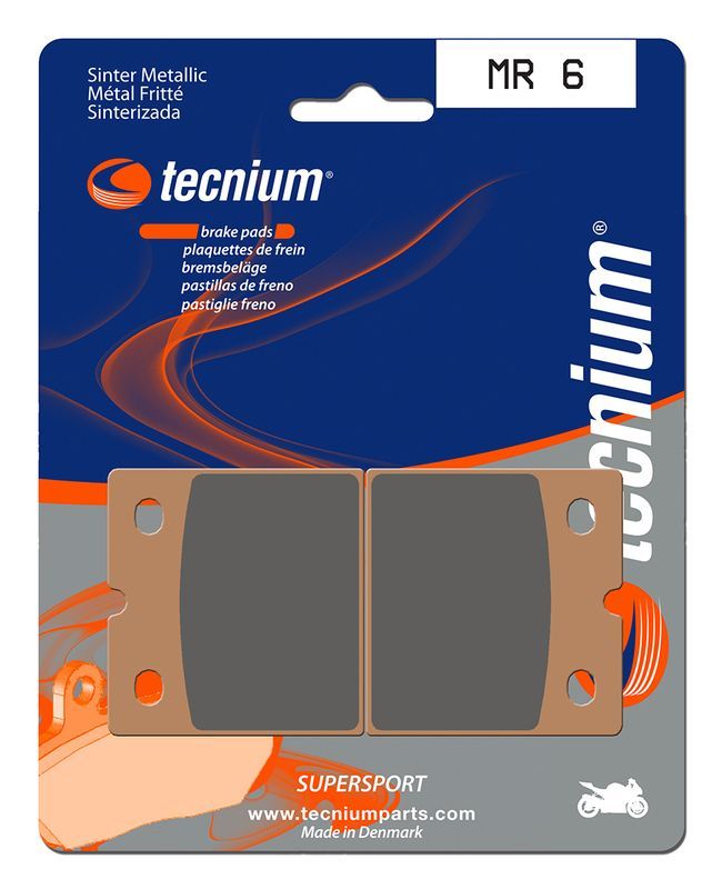 Pastillas de freno Tecnium MR6 Sinterizadas