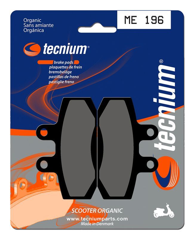 Pastillas de freno Tecnium Scooter orgánicas ME196