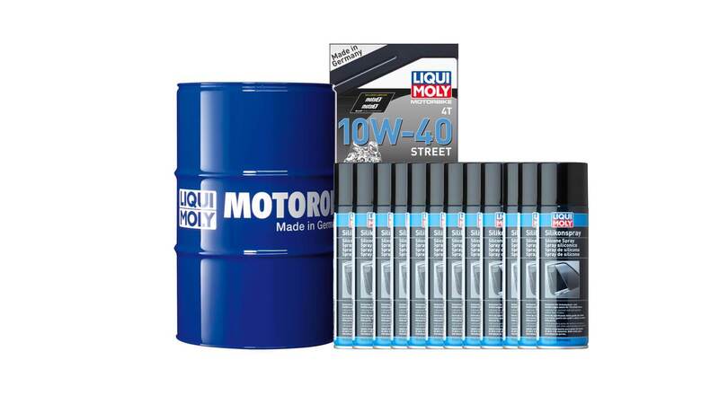 Pack bidón de aceite 60L LIQUI MOLY - 10W40 HC sintético + 12 tratamientos de silicona 300ml