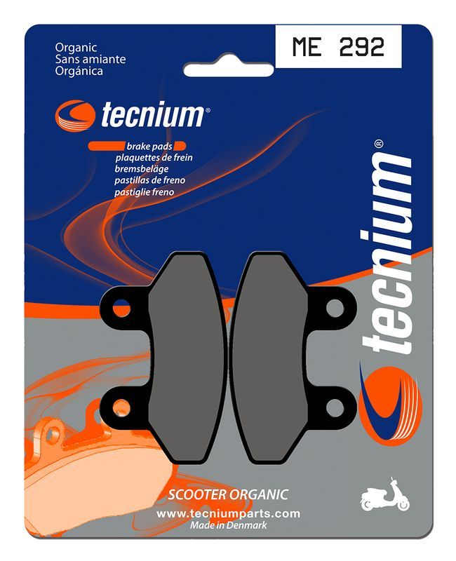 Pastillas de freno Tecnium Scooter orgánicas ME292