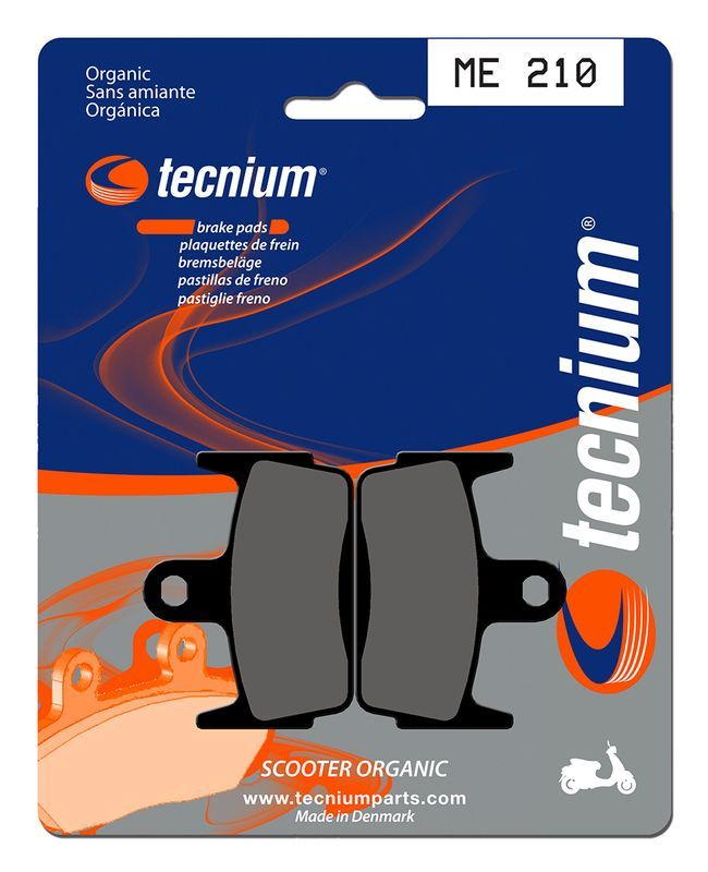 Pastillas de freno Tecnium Scooter orgánicas ME210