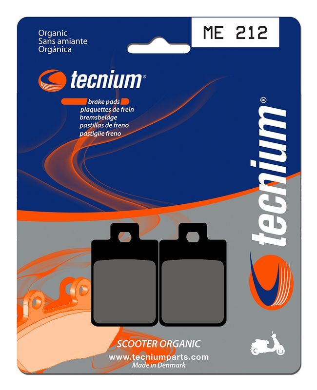 Pastillas de freno Tecnium Scooter orgánicas ME212