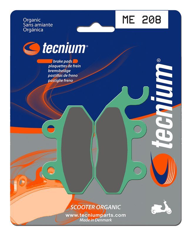 Pastillas de freno Tecnium Scooter orgánicas ME208