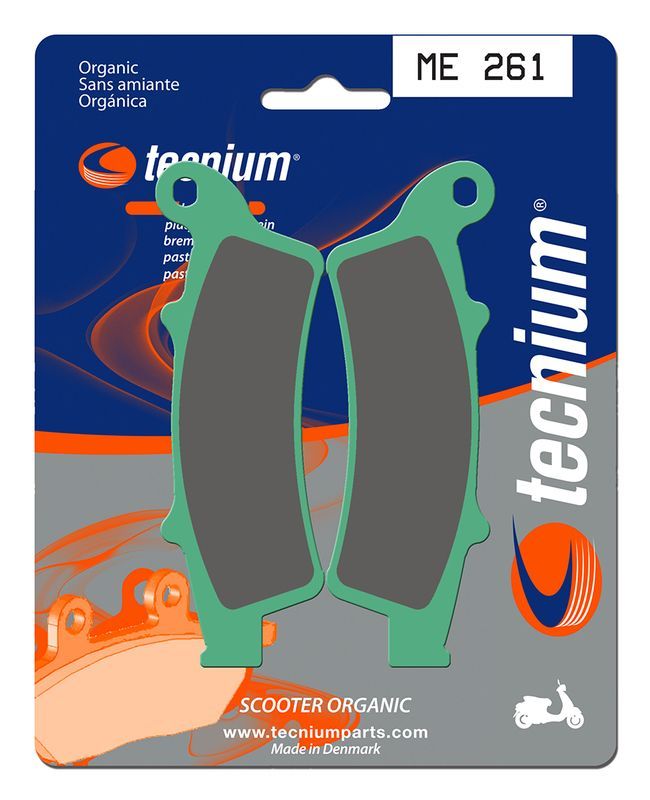 Pastillas de freno Tecnium Scooter orgánicas ME261