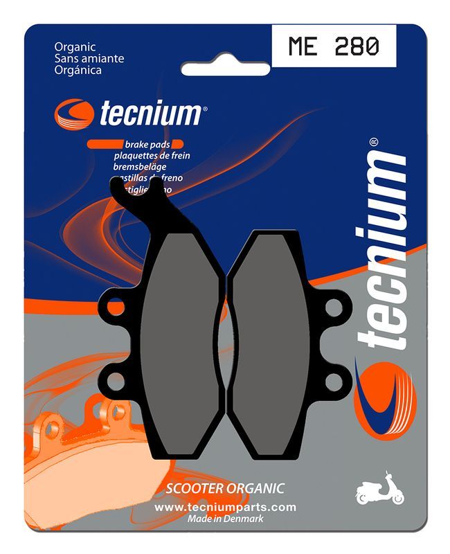 Pastillas de freno Tecnium Scooter orgánicas ME280