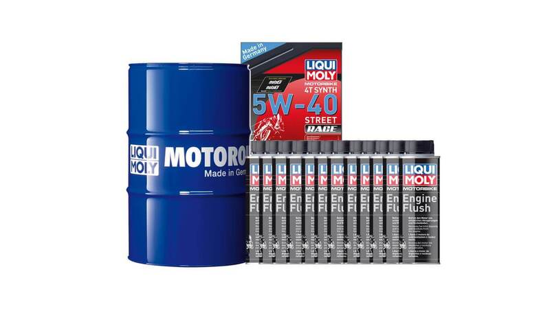 Pack bidón de aceite 60L LIQUI MOLY - 5W40 100% sintético + 12 limpia motores 250ml