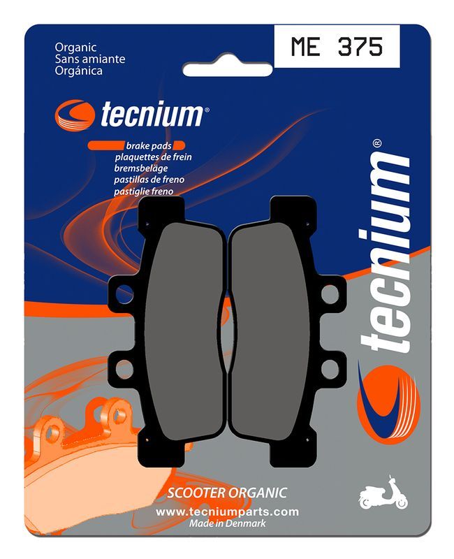 Pastillas de freno Tecnium Scooter orgánicas ME375