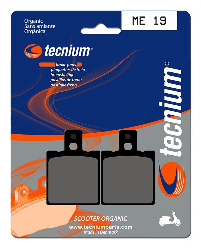 Pastillas de freno Tecnium Scooter orgánicas ME19