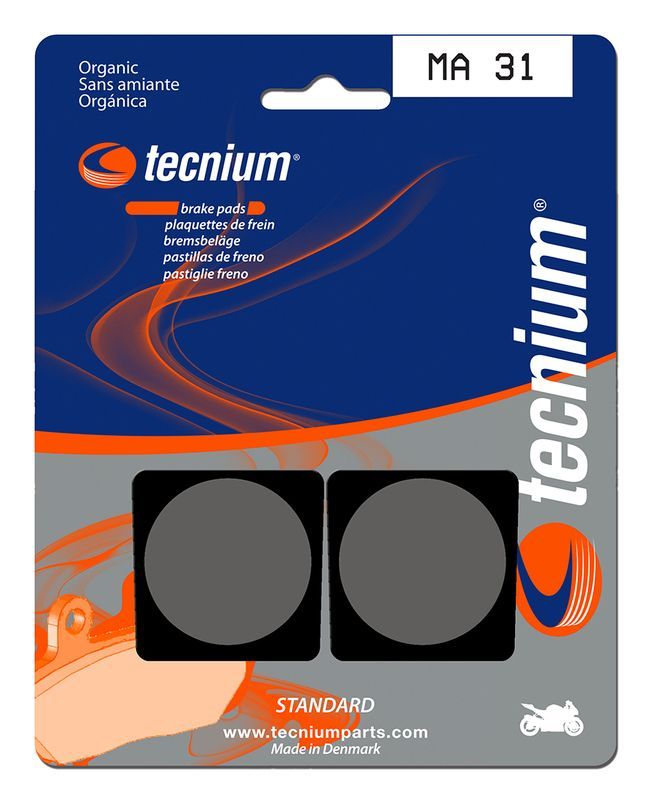 Pastillas de freno Tecnium MA31 Orgánicas