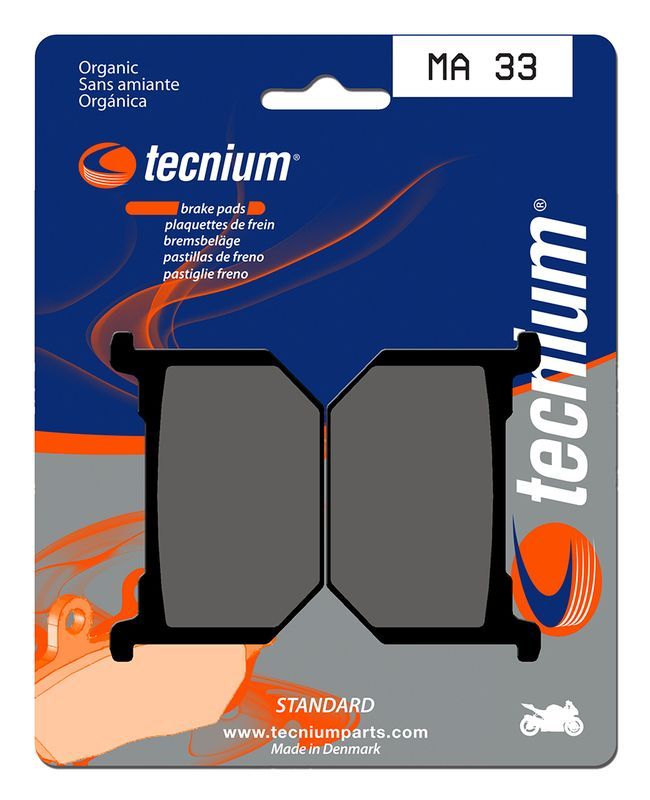 Pastillas de freno Tecnium MA33 Orgánicas
