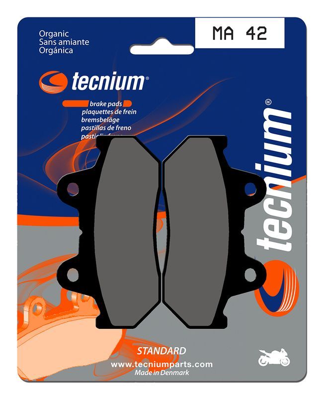 Pastillas de freno Tecnium MA42 Orgánicas