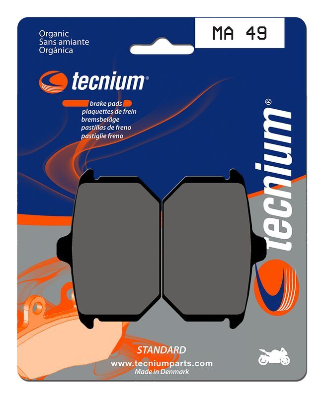 Pastillas de freno Tecnium MA49 Orgánicas