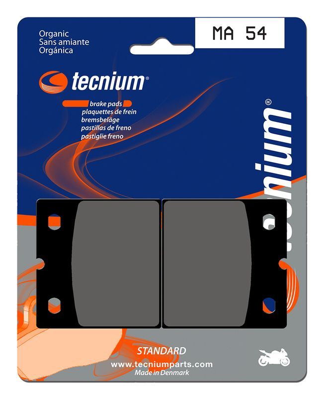 Pastillas de freno Tecnium MA54 Orgánicas