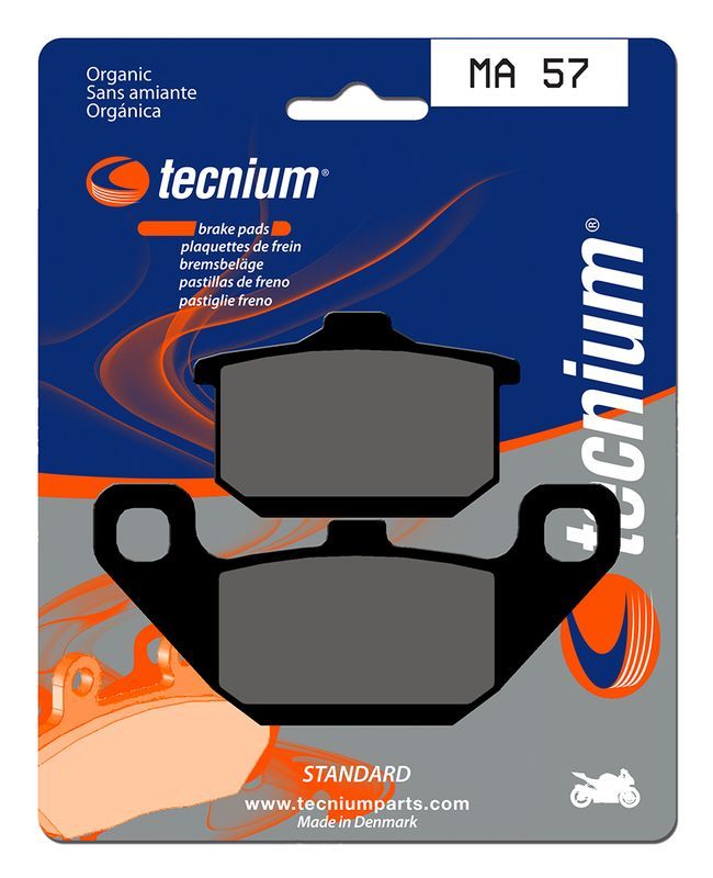 Pastillas de freno Tecnium MA57 Orgánicas