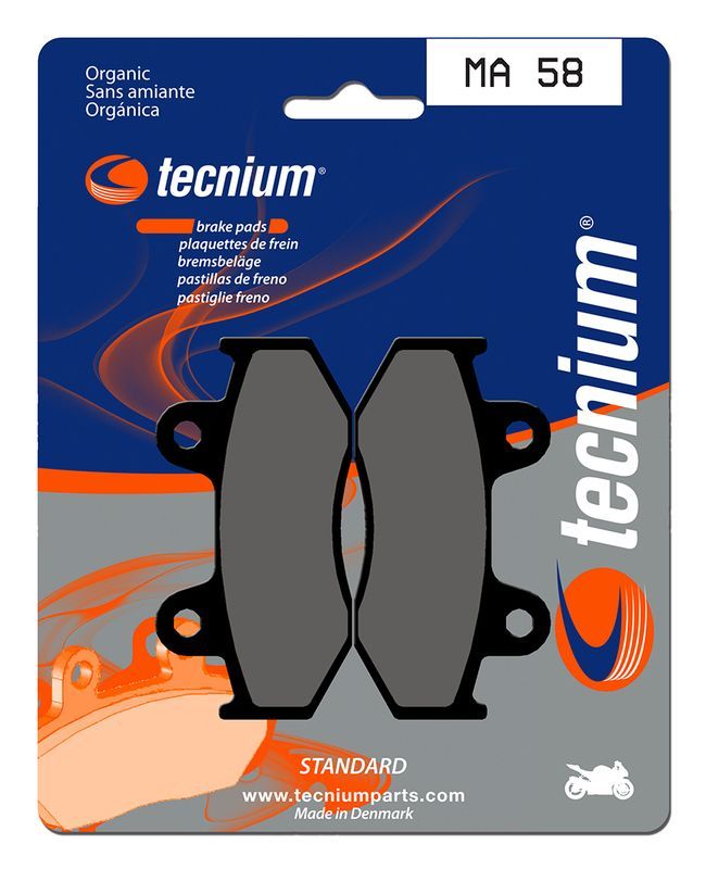 Pastillas de freno Tecnium MA58 Orgánicas